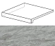 Ступень угловая левая Marvel Bardiglio Grey Scalino Ang. Sx ATEA 33x33