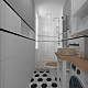 Керамическая плитка Kerama Marazzi 8000 Традиция Белое солнце 20x30