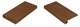 Ступень угловая левая Italon Surface Corten 33x120