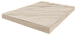 Ступень угловая левая ColiseumGres Portofino Bianco 33x90