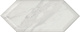 Керамическая плитка Kerama Marazzi Келуш грань белый глянцевый 14x34 35009