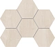 Мозаика Estima SF01 Soft Wood Hexagon Nordic 25x28.5 кремовый