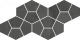 Мозаика Italon Континуум Петрол Призм 41.3x20.5
