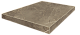 Ступень угловая левая ColiseumGres Portofino Grigio 33x90