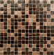 Мозаика NSmosaic MIX19 коричневый (сетка) 32.7x32.7