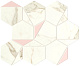 Мозаика Atlas Concorde Marvel Shine Calacatta Prestigio Rose Hex Silk 25.1x29 A4WS