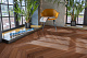 Кварцвиниловая плитка Aqua Floor Parquet Glue AF2518PG 610x122 Дуб Темный замковый кварц винил напольный
