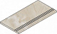 Ступень закругленная угловая левая Italon Magnetique Х2 White 30x60