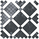 Мозаика Atlas Concorde Marvel Pro Noir Mix Diagonal Mosaic (Noir+Statuario Select) 30.5x30.5 9MVH
