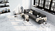 Плинтус Estima MN01 Montis White 7x60 белый полированный