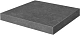 Ступень Kerama Marazzi KM6012G0141RGCA угловая клееная Касабланка HP антрацит матовый обрезной 33x33